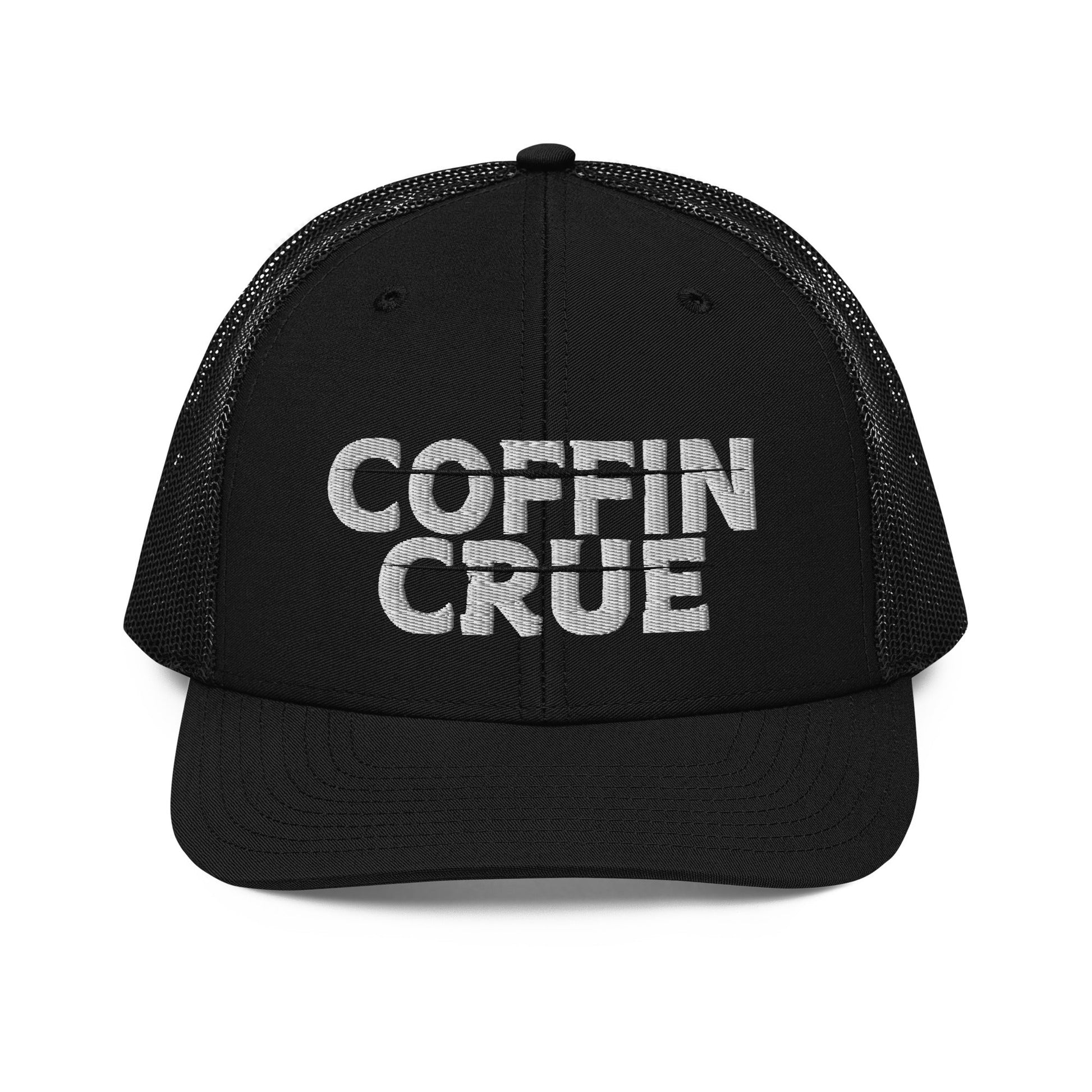 Coffin Crue Trucker Cap | Structured 6-Panel Hat RIP Tattoo Care Default Title