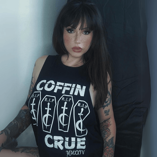 Black Coffin Unisex T-shirt RIP Tattoo Care