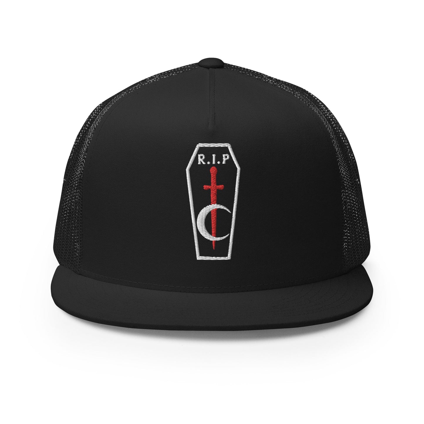 Coffin Trucker Cap  RIP Tattoo Care Default Title  