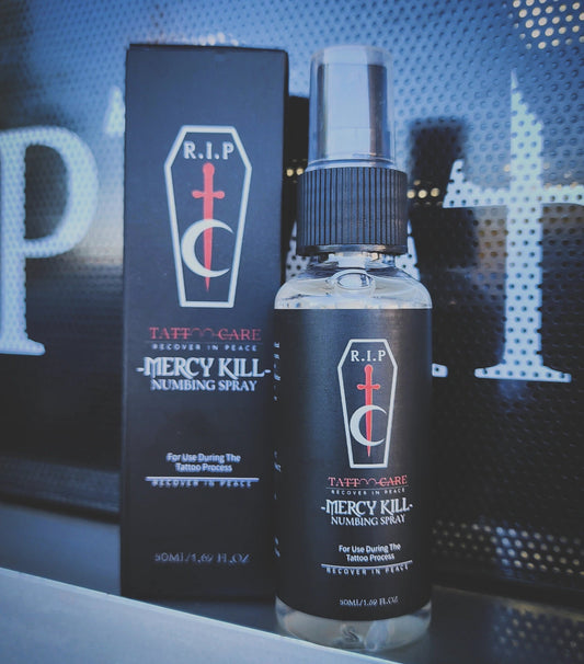 Mercy Kill Numbing Spray RIP Tattoo Care