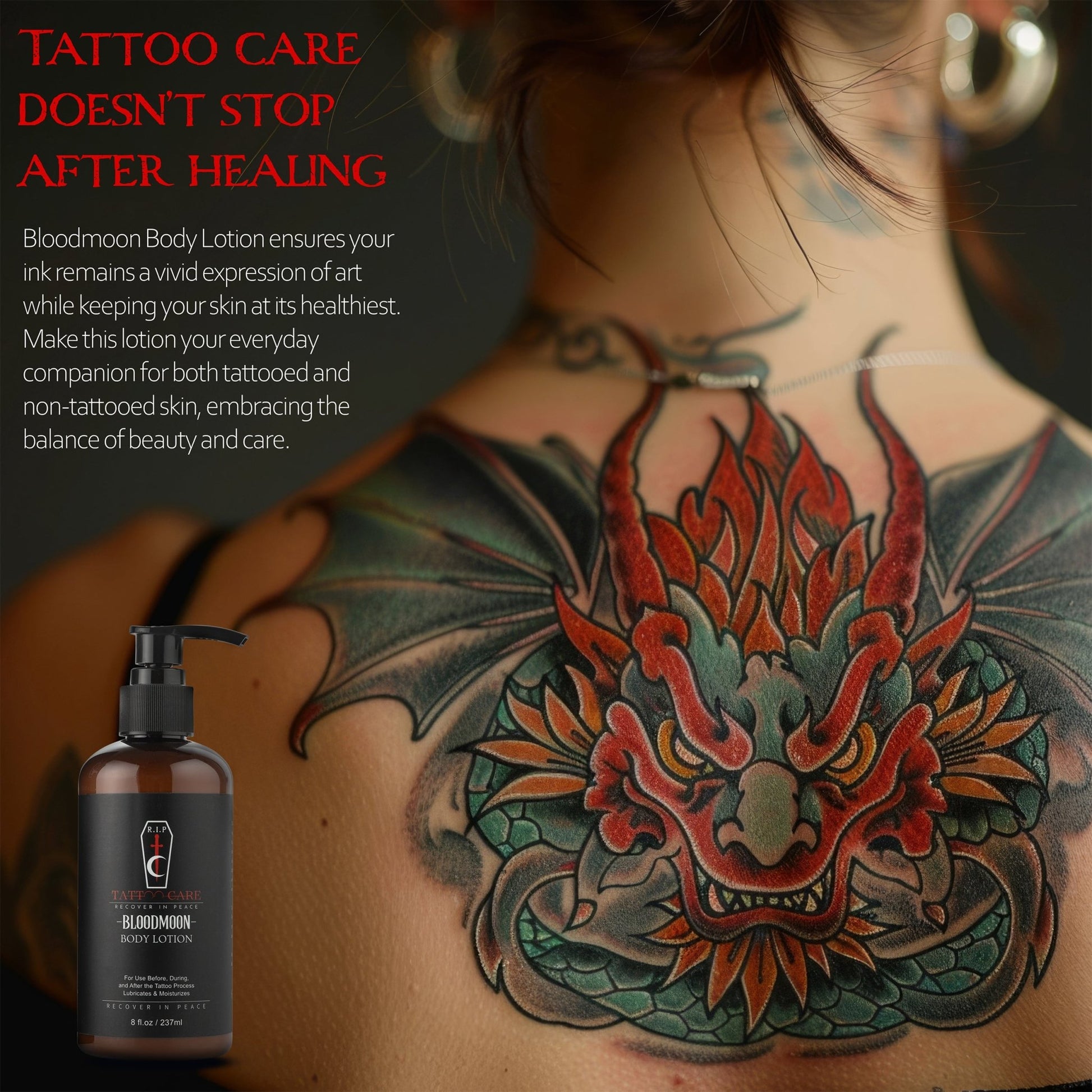 RIP Tattoo Care Bloodmoon Body Lotion RIP Tattoo Care