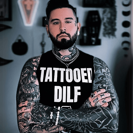 Tattooed Dilf Tee Shirt  RIP Tattoo Care   