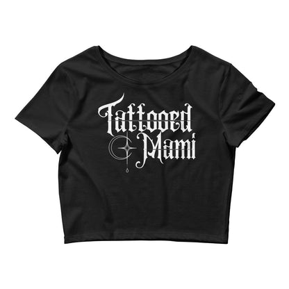 Tattooed Mami Crop Slim Fit Tee  RIP Tattoo Care   