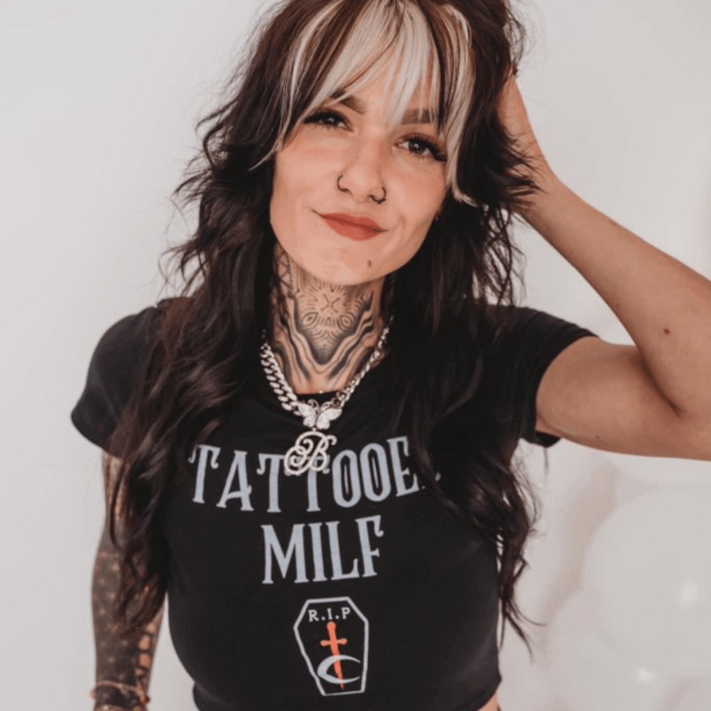 Tattooed Milf T-shirt  RIP Tattoo Care   