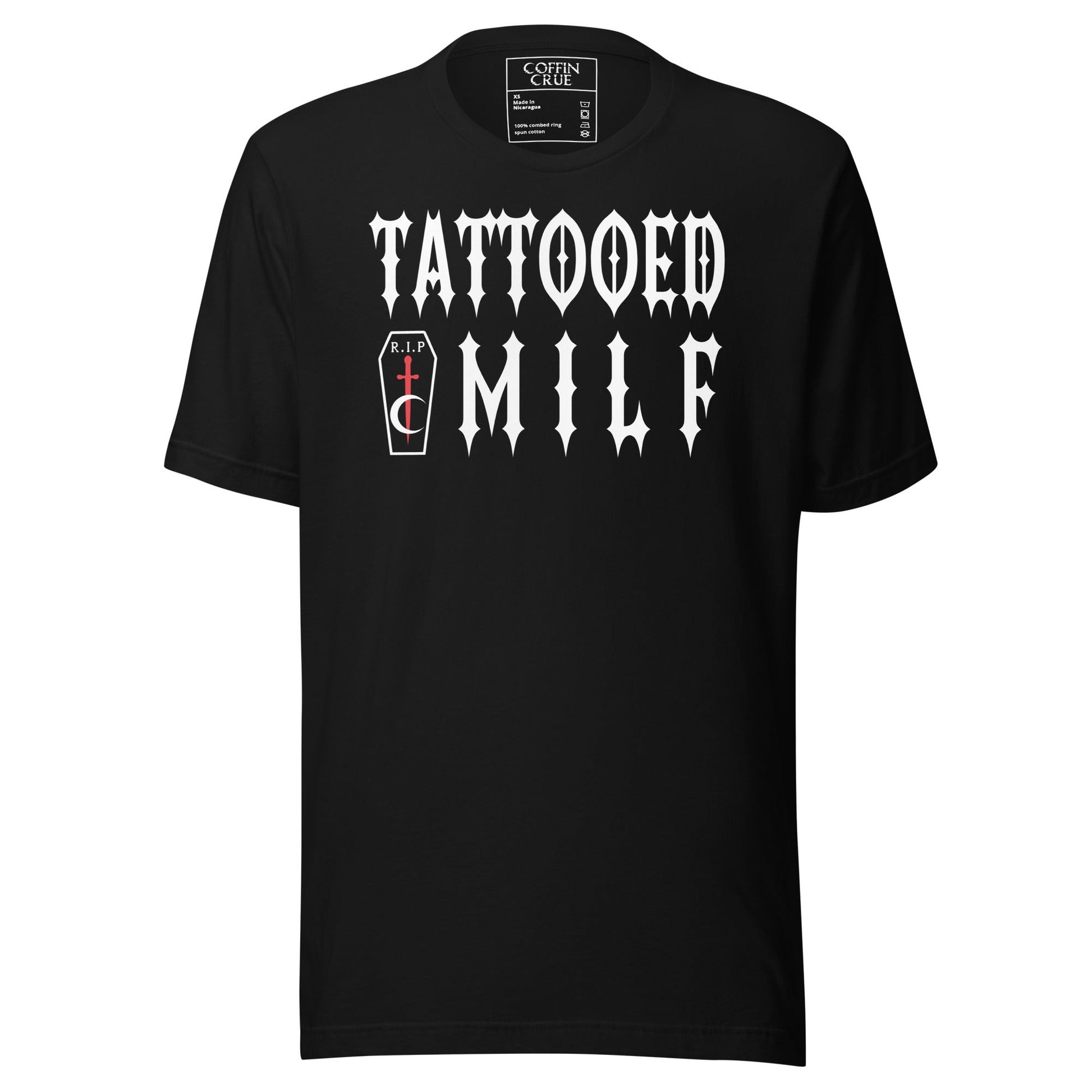 Tattooed MILF V2 t-shirt RIP Tattoo Care XS